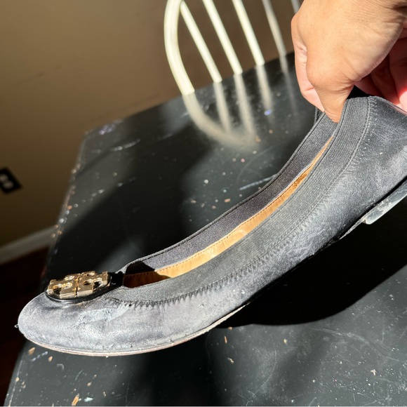 Tory Burch Claire Elastic Ballet Size 9.5 Black - Picture 13 of 14